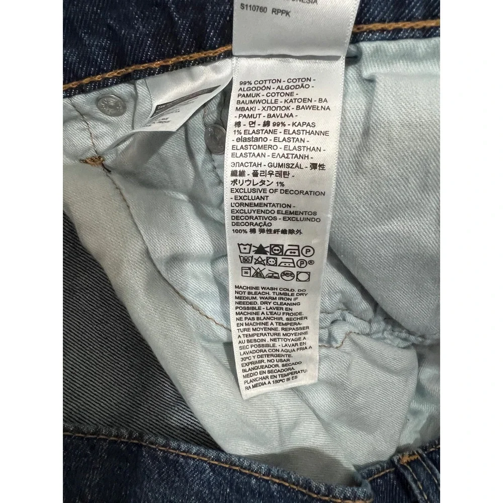 Levis 559 Relaxed Straight Jeans Mens 36x30 Blue Denim 00559-0624